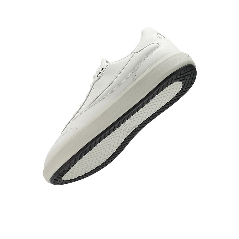 New FILA HOVERCRAFT Abrasion Resistant Low Top Skateboard Shoes Men's Coconut Milk White F12M513201FCO