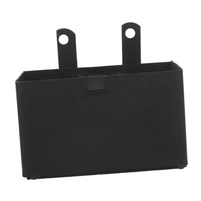 LOORGVEL Box Motorcycle Storage Holder for Replacement Protector Case Mini ATV Storage Bike Carrier Iron Black