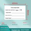 Customizable Tear-Off No-Residue Food Sample Stickers for Kitchens & Canteens