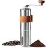 Lightweight Manual Coffee Bean Grinder with Stainless Steel Cone, Portable Hand-crank Coffee Grinder Suitable for Office, Travel, and