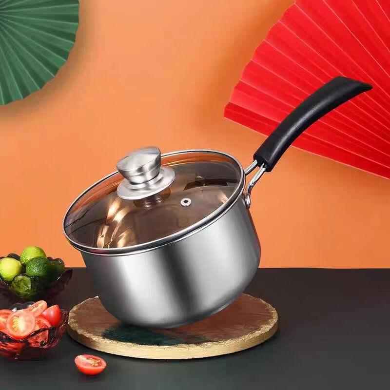 Stainless Steel Single Handle Milk Pot