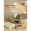 CAMUZ Amber Glass Lunch Box with Utensils