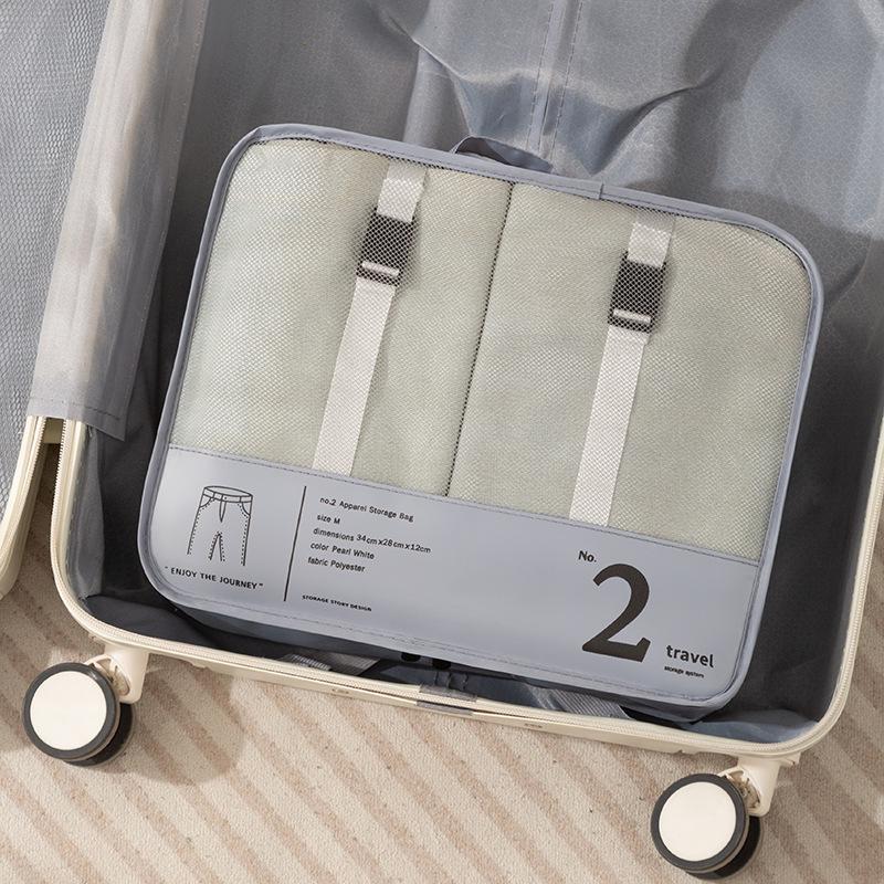 Travel Organizer Bags: Suitcase Storage for Clothes, Underwear, Pants, and Shoes - Ideal for Business Trips
