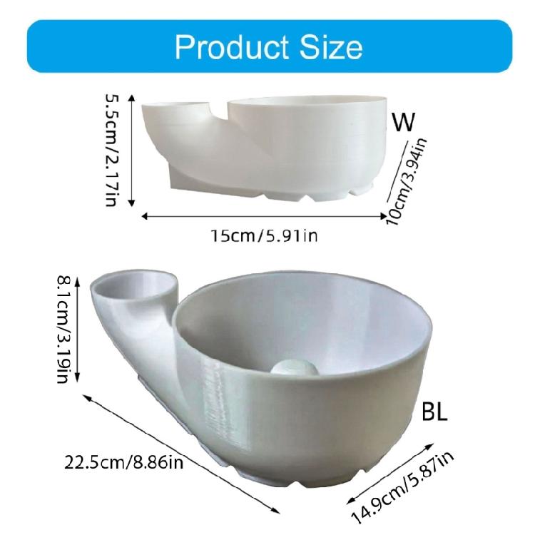 Fruit Washer Bowl With Quick Dry Feature Ergonomic Vegetable Washer For Grains Cleaning and Food Container