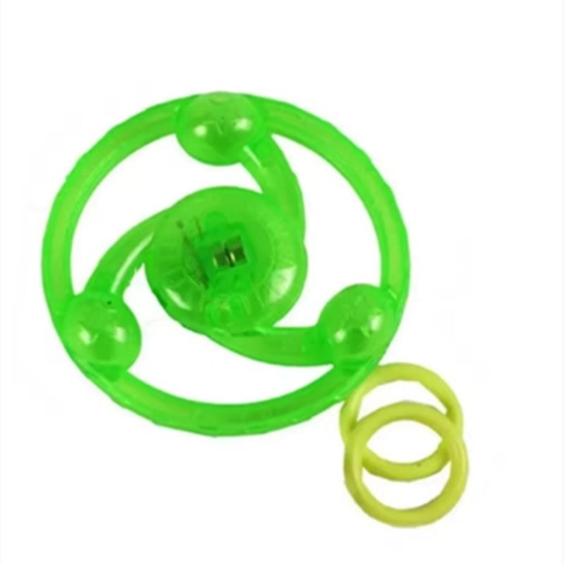 6Pcs Fun Hand Pulled LED Light Up Flywheel Toys Children's Day Party Birthday Guest Gift Pinata Filler Kindergarten Gift Prize