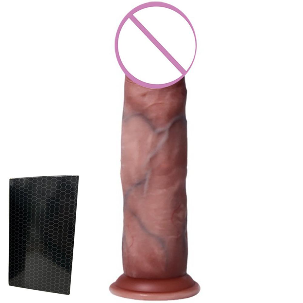 New Realistic Soft Dildo Silicone Penis with Suction Cup Female Vaginal G Spot Clitoris Stimulator Masturbation Cock Women Men Anal Plug Adult Sex Toy