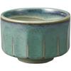 Matcha Blue Celadon Chrysanthemum Diameter X Height Mino Made In Tea Ceremony Utensils Ale-net Bowl, Shape, 11.3 7.5cm, Ceramic, Ware, Japan,