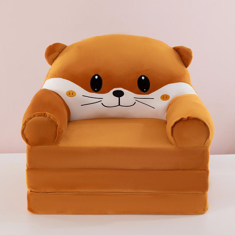 New Cartoon Three-Layer Children'S Folding Small Sofa, Sitting And Lying Down Multi-Functional Boys And Girls, Princess Sofa Lazy Seat Stool