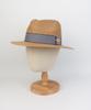 Yunibeosyeolkemiseuteuli Stripe Line Summer Brown Fedora - Big Size Summer Fedora
