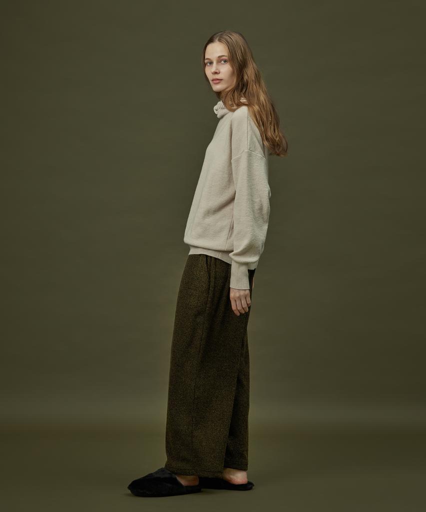 Atempo Hoodie Knit_Milktea (Women)