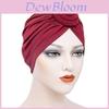Turban a tinta unita per adulti, estate, protezione solare, traspirante, leggero