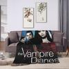 The Vampire Diaries Damon salvatore Blanket Print Plush Throw Blanket For Home Decor Travel Office Flannel Bedspread Bed Cover