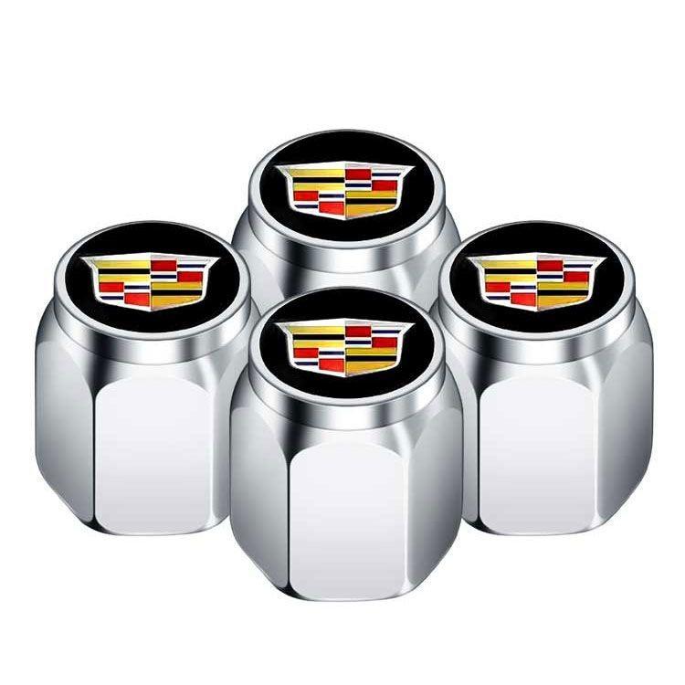 

Aluminum Metal Car Wheel Valve Caps Tire Air Stem Dust Cover Accessories For Cadillac Lyriq Gt4 2023-2025 XT5 2025 Optiq серебряный