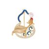 National Style Retro Koi Gourd Brooch for Women, High-end, Light, Luxurious and Exquisite