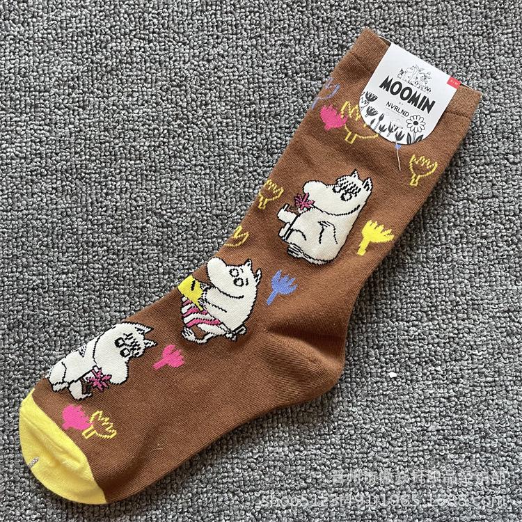 

Модные хлопковые носки до середины икры с мультяшными Муми-троллями - Стиль на четыре сезона One Size (36-40)