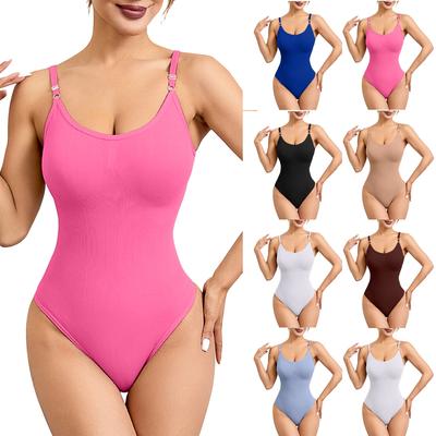 Women's Seamless Tight Fitting And Shaping  Jumpsuit, Thong, Tight Fitting Underwear