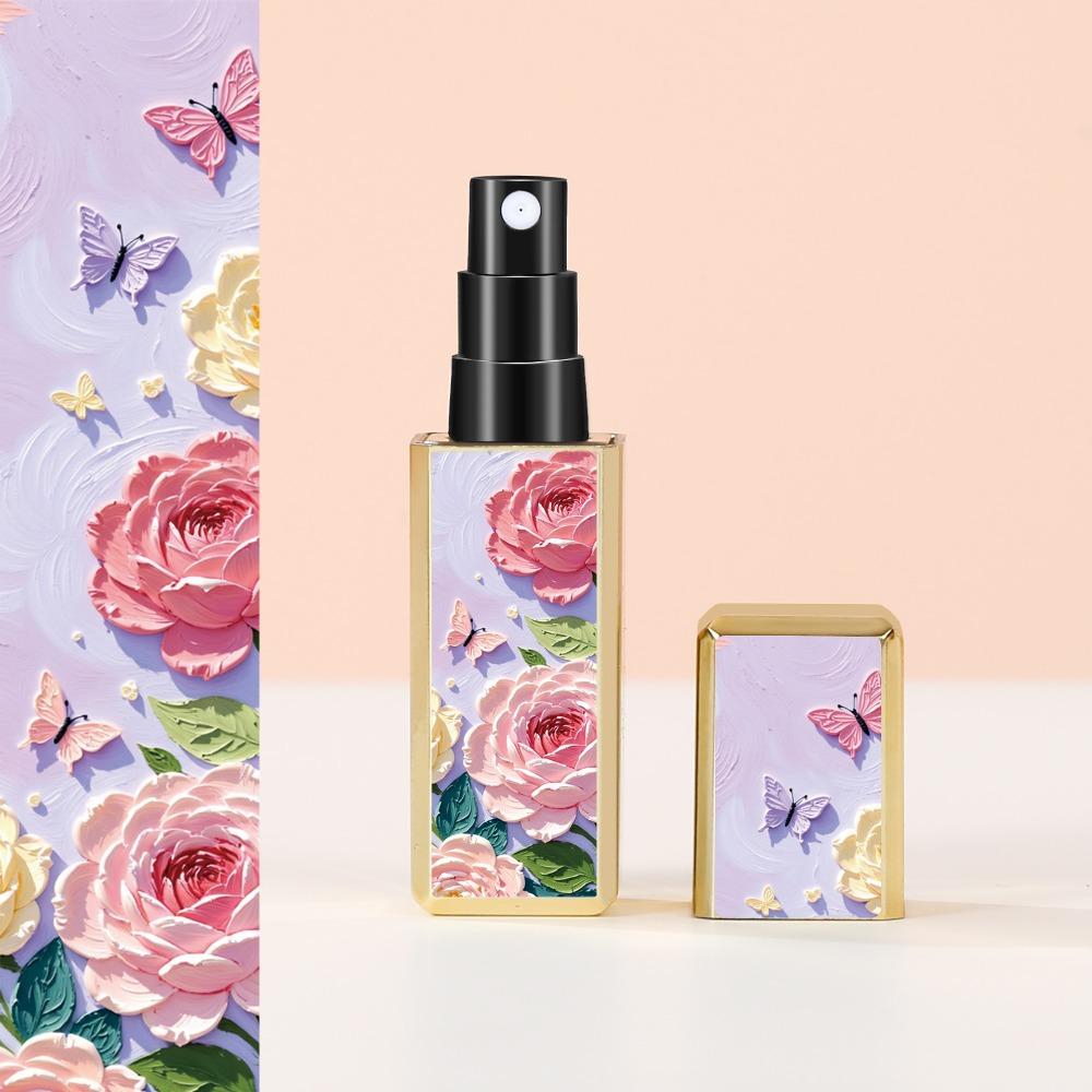 5ml Spray Rotating Bottle Refillable Empty Cosmetic Containers New Spray Atomizer Bottle