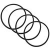 4Pcs Replacement Silicone Lid Sealing Rings for Insulated Cup O-Shaped Gasket Fit Tumbler Bottle Accessory Water Cup Parts