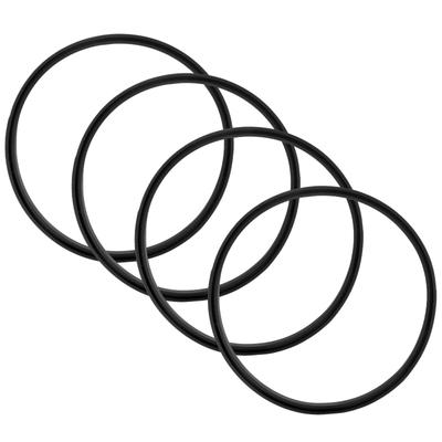 4Pcs Replacement Silicone Lid Sealing Rings for Insulated Cup O-Shaped Gasket Fit Tumbler Bottle Accessory Water Cup Parts