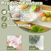 200 PCS Bowl Covers for Bread Proofing, Disposable Shower Caps for Sourdough Bread, Elastic Reble, Plastic Covers for Bowls Food Cover, Keeps Food