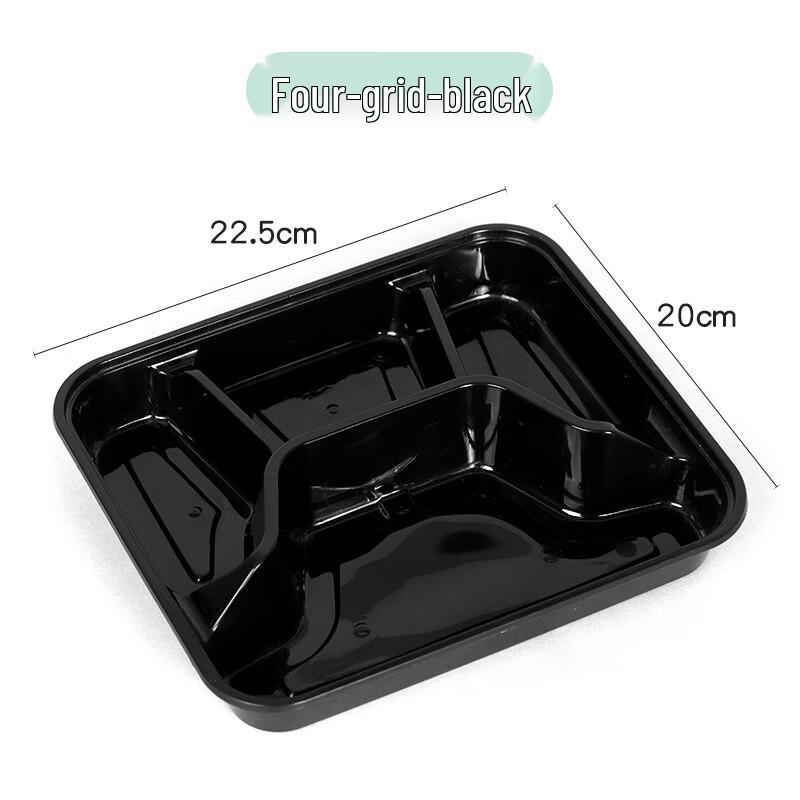 COFLYEE Einweg-Mehrfachfach-Mahlzeitvorbereitungsbehälter