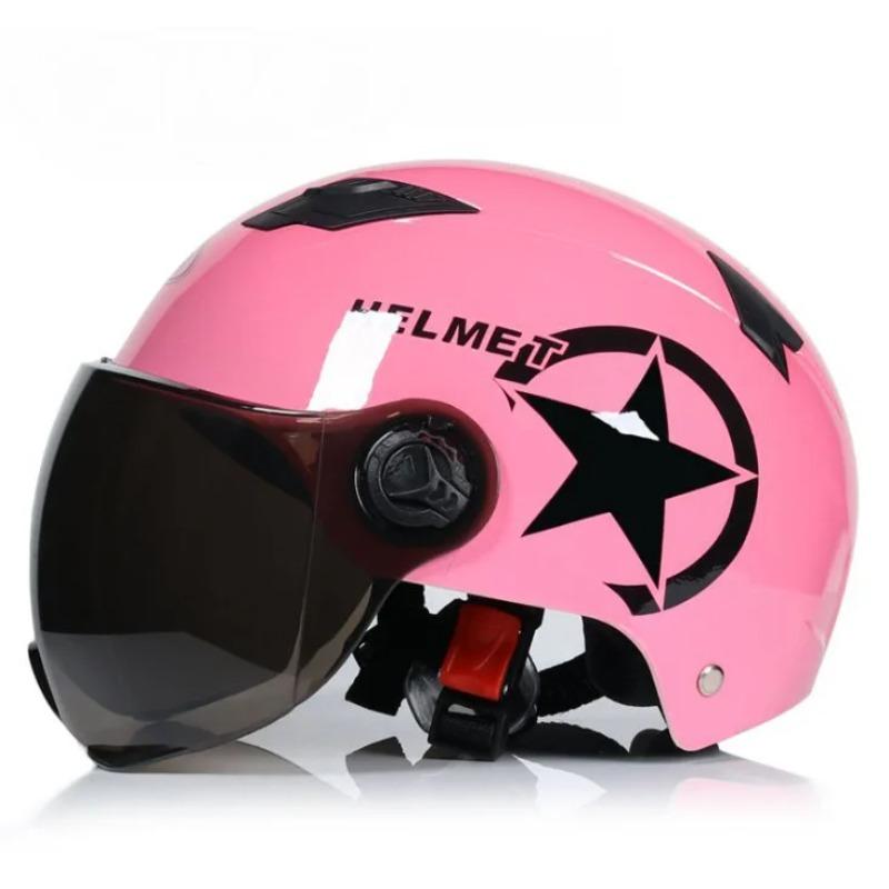 Scooter Bike Open Face Half Baseball Cap Anti-UV Safety Hard Hat Motocross Helmet Safety Motorcycle Helmet Multiple Color