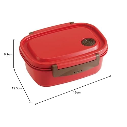 Skater Easy Light Lunch Box M Microwave Safe 550ml Red Seal Container Storage Container Red XPM4-A