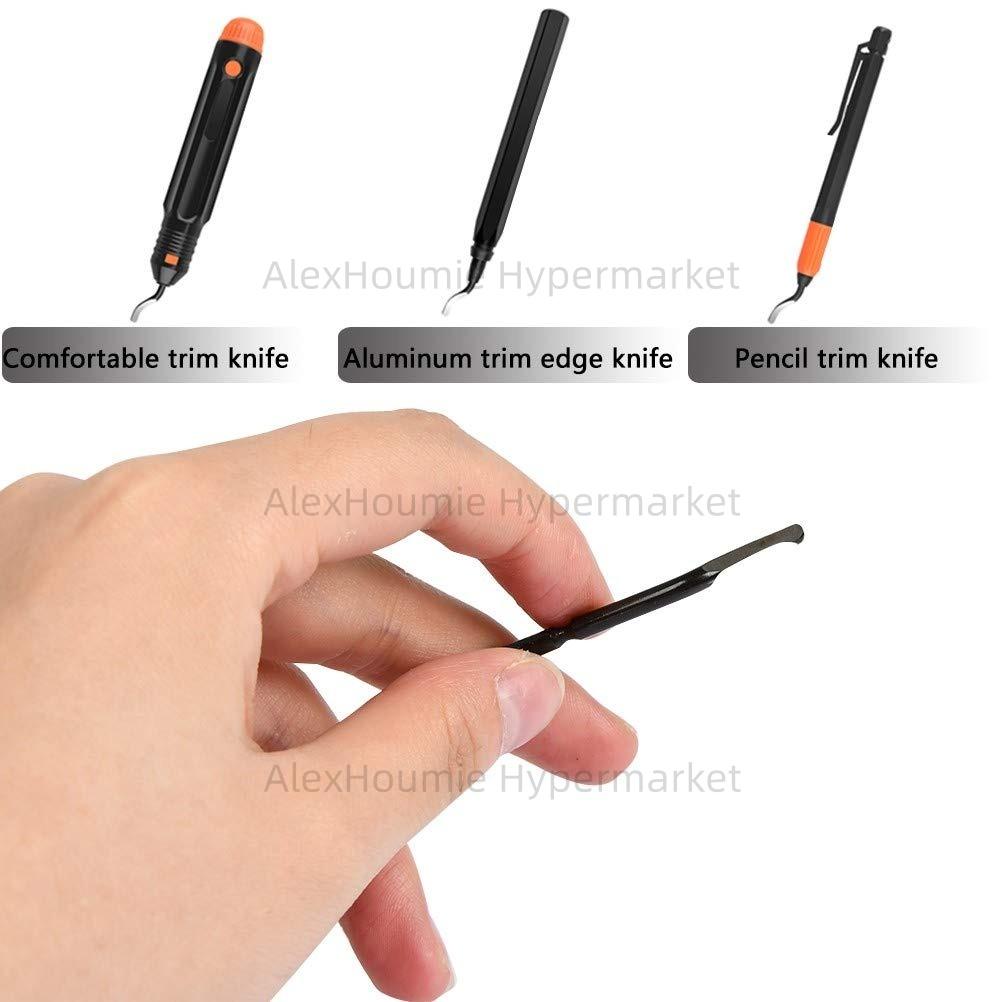 10 PEZZI Lame Rotanti ad Alta Velocità per Sistema di Sbavatura BS1010 BS1012 BS1018 BK3010 BS3010 Strumento per Pulizia Filettatura Interna a 360 Gradi