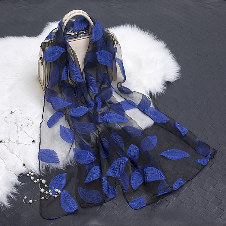 Silk Scarf Women Spring Autunm Scarf Women's Long Shawl Autumn and Winter Echarpe High-quality Lady Elegant Hijab Wraps