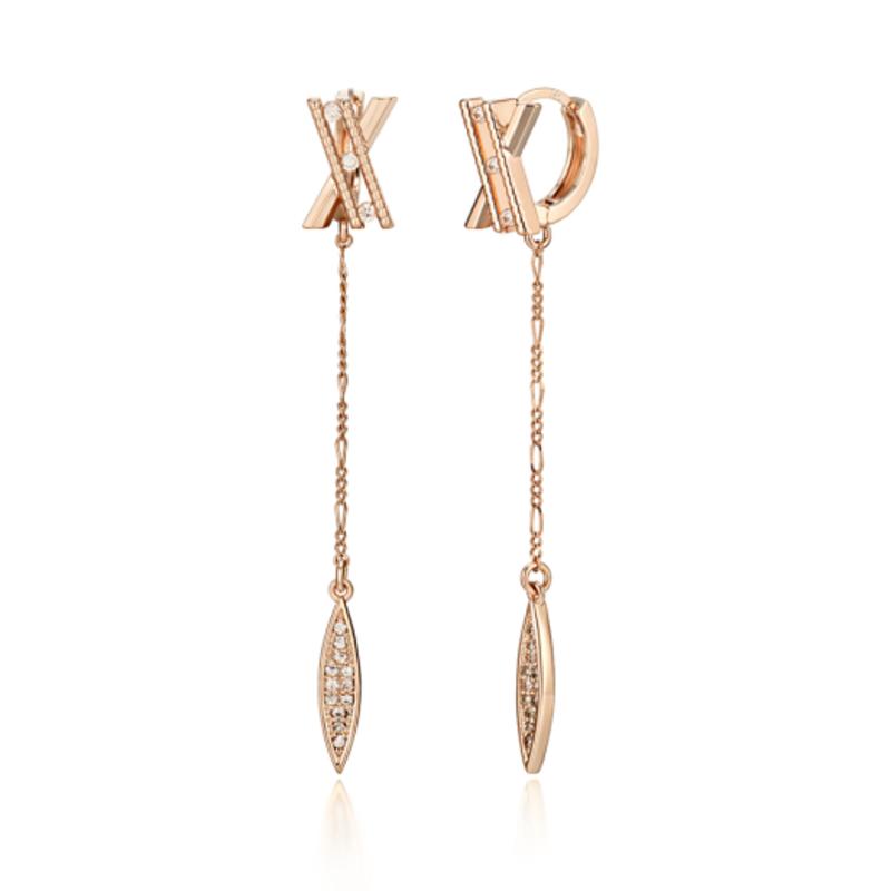 

CRANNE 14K Long Earrings (Gold Pin) C24EGP131 rose gold