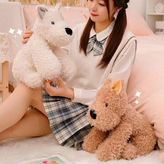 Cute Dog Sleeping Pillow Plush Toy Birthday Gift Soft Comfortable with Full PP Cotton Filling Doll for Boys Girls
