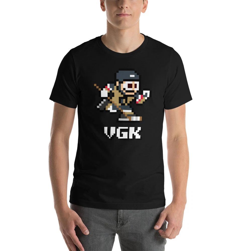 Vegas Golden Knights NES Hockey Team Jersey 8-bit Vintage Nintendo LV T-Shirt 4XL