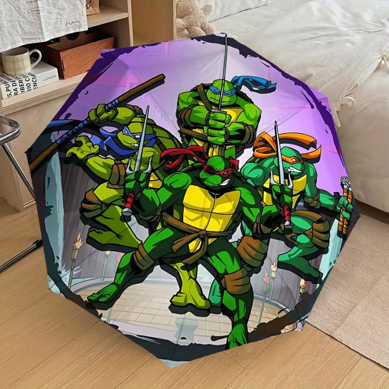 

1pc Ninja Turtles Automatic Folding Umbrella, Casual Outdoor Accessory, Birthday Festival Gift yy251126223