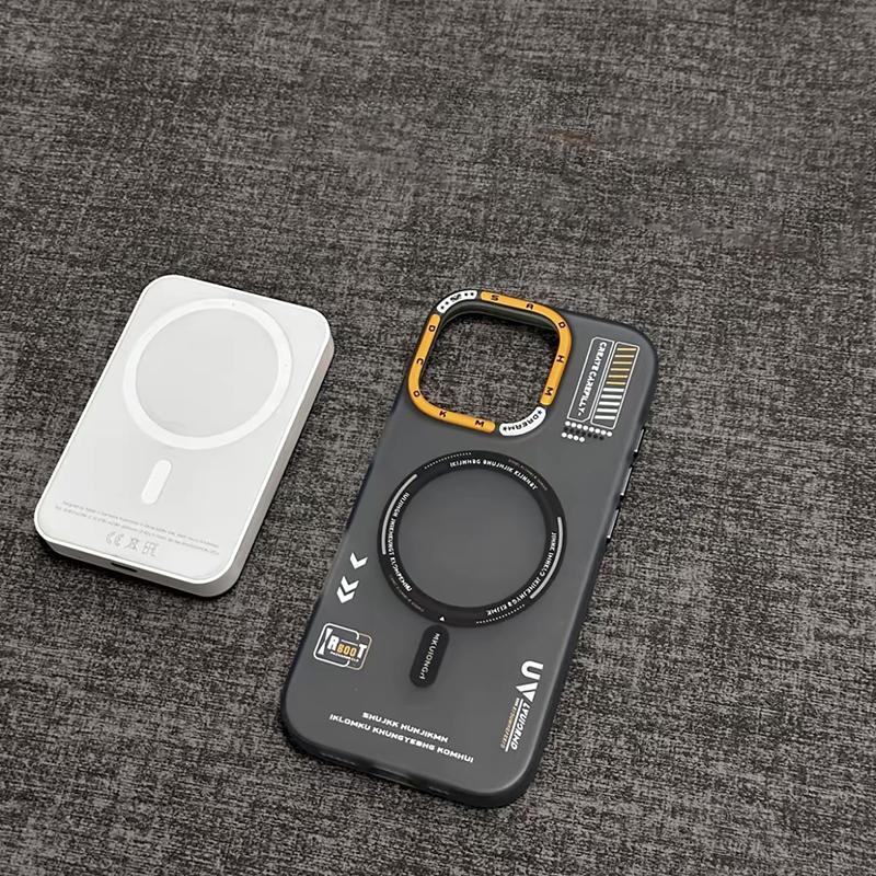 Matte Magnetic Phone Case for iPhone 16 Pro 15 13 14 Pro Max Magsafe Wireless Charge Frosted Back Metal Lens Frame Buttons Cover