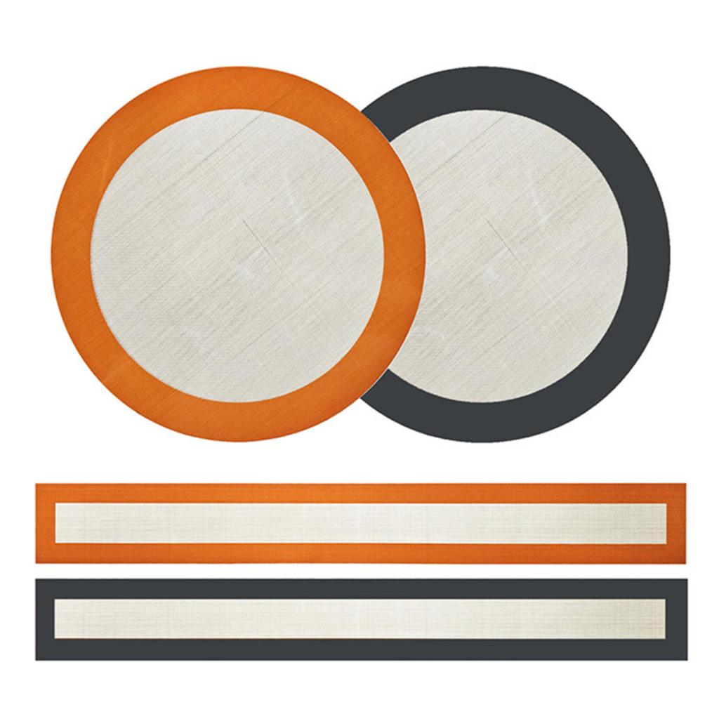 1 Sada Silikonové Pečicí Vložky Opakovaně Použitelná Pečicí Forma Nepřilnavé Potravinářské Silikonové Podložky Žáruvzdorný Talíř na Pečení Chleba pro Pečení Kuchyňské Nářadí