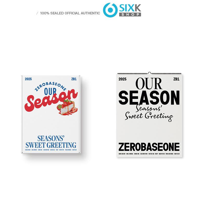 

[Предзаказ] ZEROBASEONE 2025 SEASON S GREETING [OUR Season] - НАБОР настольных и настенных календарей