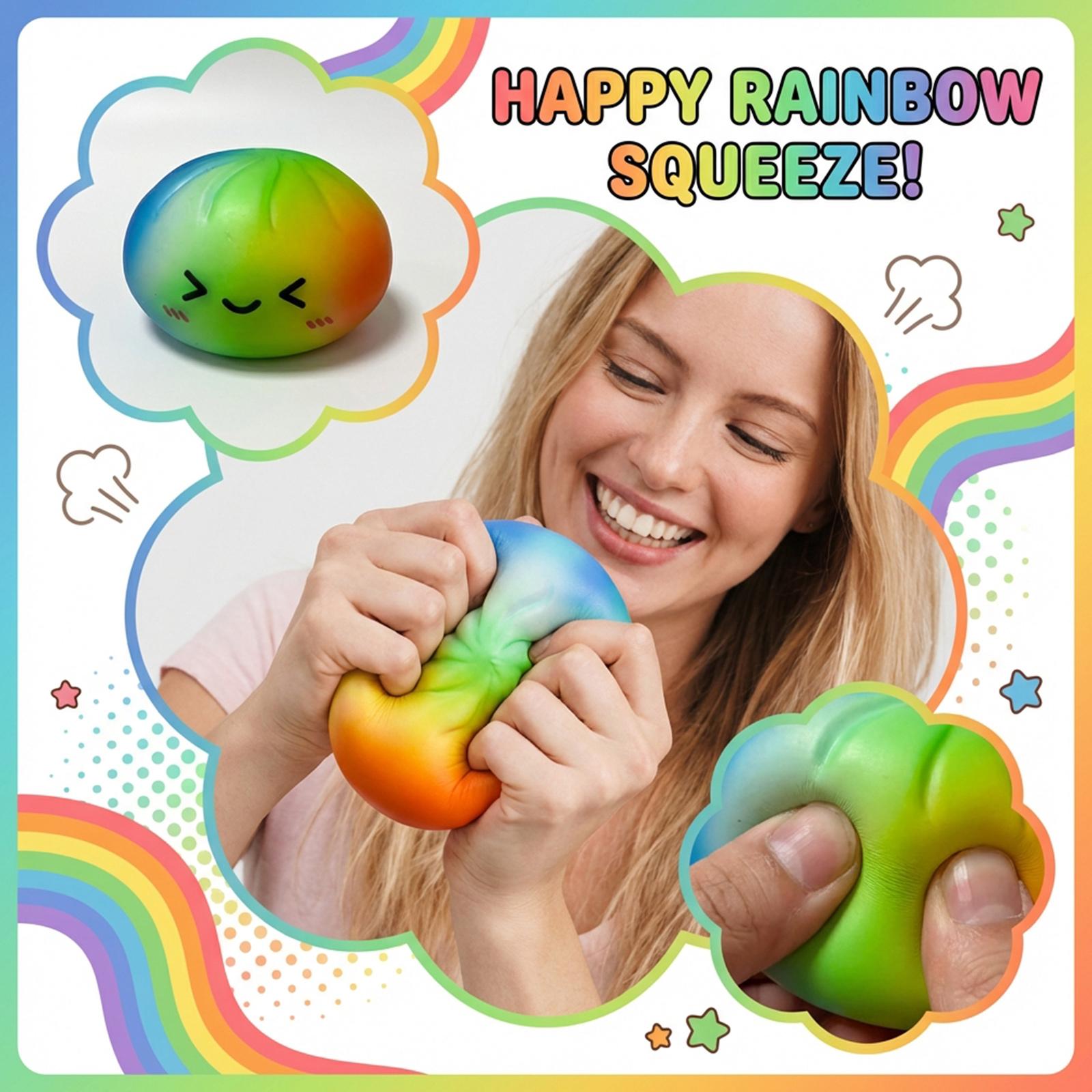 Большая булочка на пару, игрушка на веревочке, имитация булочки на пару и палочки из теста, игрушка для снятия стресса One Size