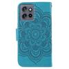 Phone Case For Motorola Edge 50 Neo 5G/Moto S50 5G/ThinkPhone 25 5G PU Leather Mandala Imprinted Design Wallet Cover