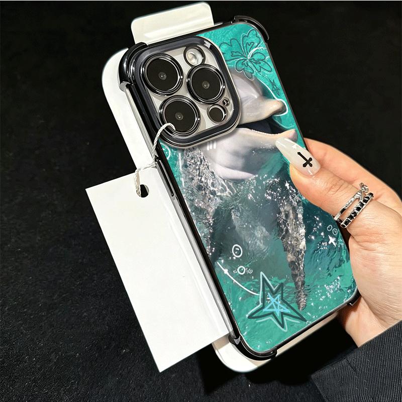 Ocean Cute Dolphin Soft Phone Case For Xiaomi Poco X7 X8 Pro Max X6 X5 X3 F8 Ultra F7 M8 M7 M5S Redmi 15C 15A 15 14C 13C 12C 13
