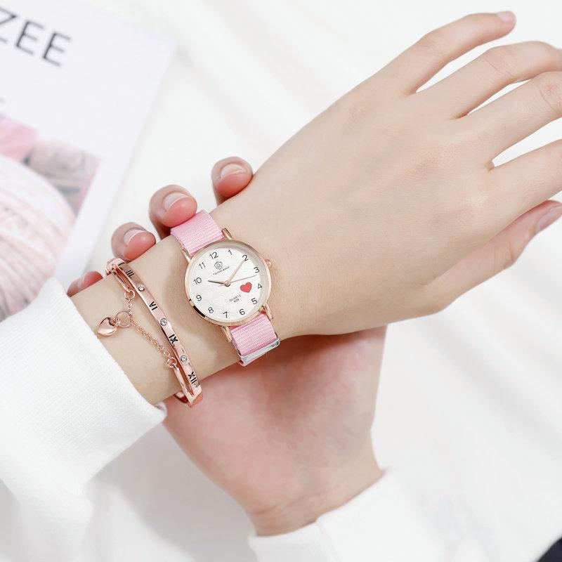 Style, Temperament, Girl Watch, Student Girlfriend, Simple Casual, Retro Style, Junior High School Student Small Quartz Watch