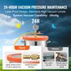 Vacuum Chamber Tempered Glass Lid Vacuum 11.4 L Degassing Chamber Silicone