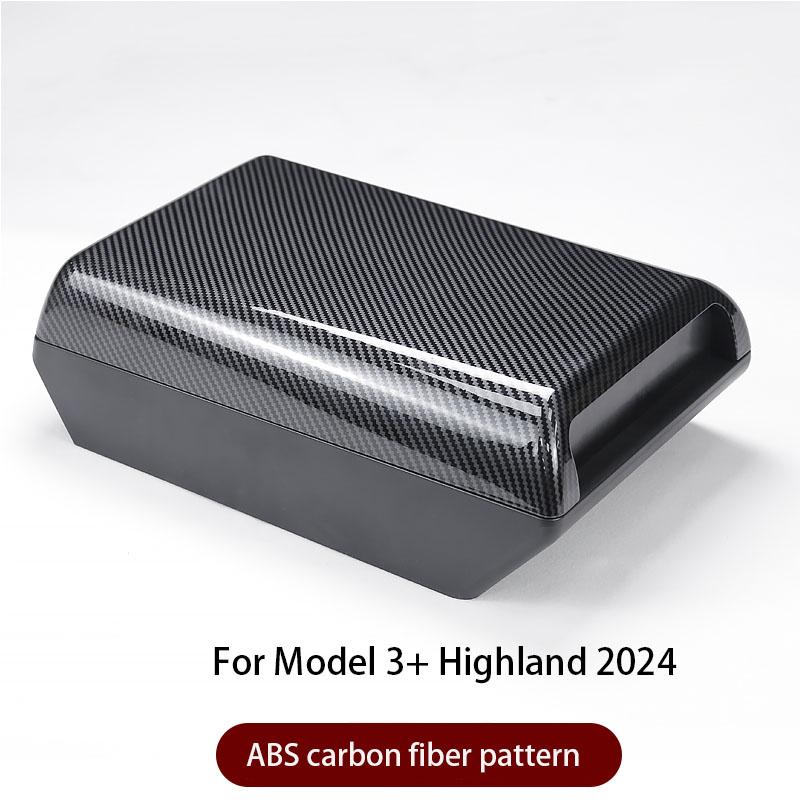 For Tesla Model Y Juniper 2026 Accessories Armrest Protector Box Cover Black Soft Suede Center Console Panel Pad Model 3/Y 2021