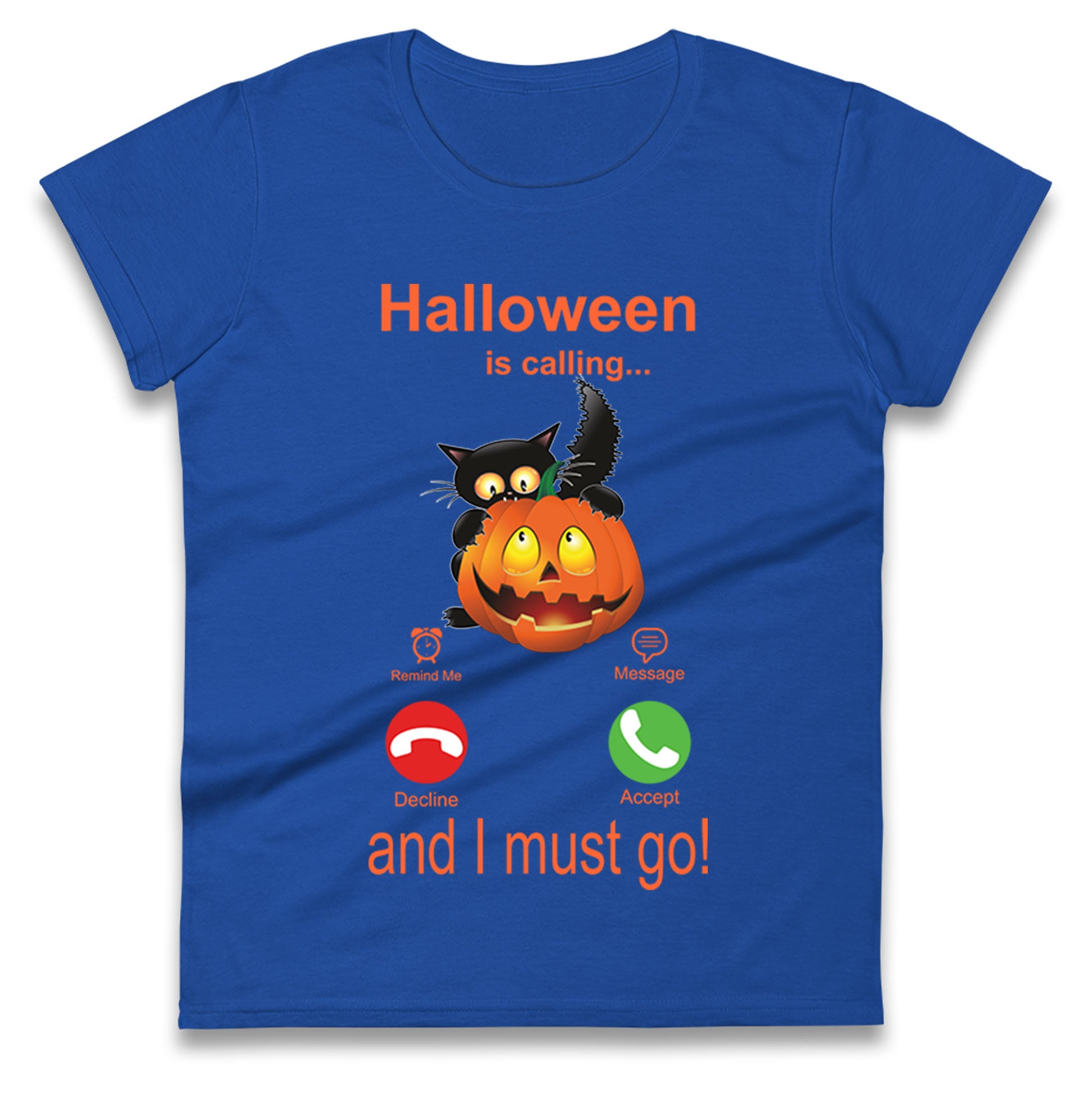 Halloween Is Calling Womens T Shirt Mens Tops Tees Unisex 3XL