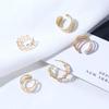 Without Pierced For Women Girl Korean Style Earrings Leaves Ear Cuff Ear Bone Clips Earring Set