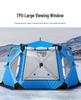 Thickened Cotton-Padded Winter Tent: Quilted, Windproof, and Warm for Extreme Cold Ice Fishing and Camping