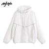 MJ STYLE Women's UPF50+ Reflective Sun Protection Hooded Jacket