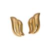 Stainless Steel Wing Smooth Stud Earrings for Women Fashion Gold Color Metal Irregular Water Drop Earrings Jewelry Gifts 2026