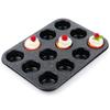 Tray for 12 Muffins, Cupcakes, Muffins with Granite Coating 35x26.5cm VILDE 279014