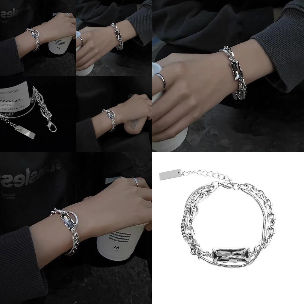 Trendy Multi-layer Wrap Bracelet For Men Chic Minimalist Couples Jewelry