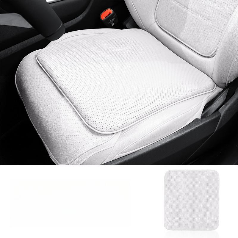Universal Nappa Leather Car Seat Cushion Anti Slip Pad Breathable Ventilated Dirt Resistant Car Seat Cushion Seat Accessories